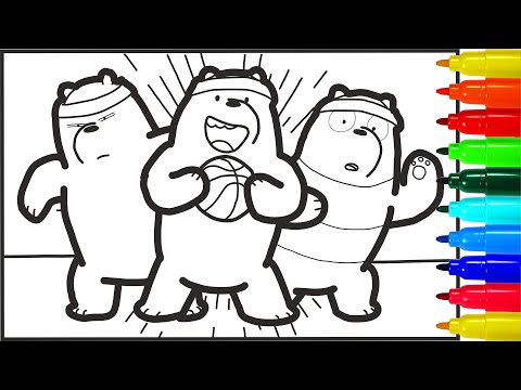 We Bare Bears Coloring Pages
