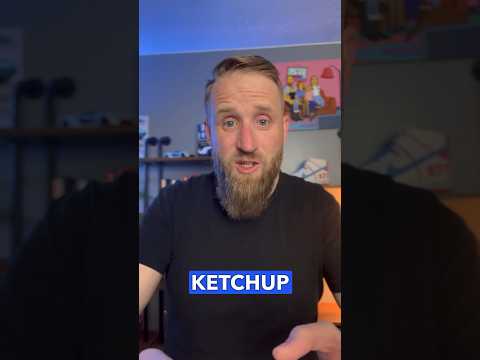 Empty ketchup bottle makes great pancakes?