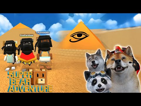 TRIO KOCAK PERGI KE PIRAMIDA MISTERIUS!! - Super Bear Adventure Beta #7