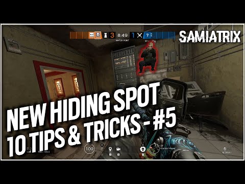 New Hiding Spot in Theme Park | Sneaky Angle in Theme Park -10 Tips & Tricks -#5 - Rainbow Six Siege
