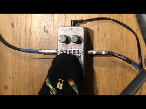 (Used) Electro Harmonix Steel Leather Bass Expander Pedal Demo