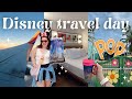 DISNEY WORLD TRAVEL DAY VLOG ️ Checking Into Pop Century Disney Springs Dinner At The Riviera