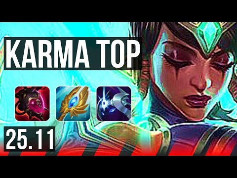 KARMA vs SION (TOP) | 8/2/12, 4k comeback | EUW Grandmaster | 25.11