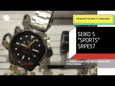 #knowthewatchbrand- Seiko 5 + SRPE57 Watch Review (A BUDGETARIAN TOOL WATCH WITH DIVE-STYLE DESIGN)