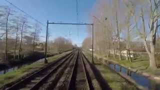 preview picture of video '[cabinerit] A train driver's view: Alkmaar - Amsterdam CS, SGMM, 05-Apr-2015.'