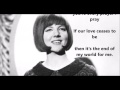 You Re My World CILLA BLACK With Lyrics