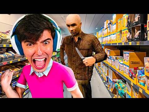 BERREI de SUSTO com JOGO de TERROR no MERCADINHO | Late Night Shift