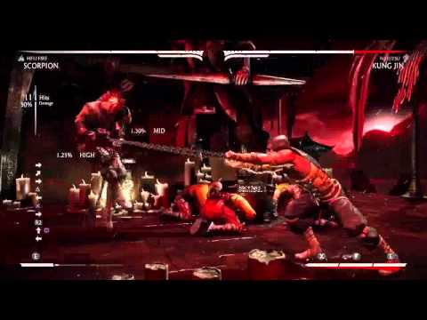 MKX - Scorpion Combo - Six F3's in one combo