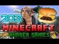 Minecraft: Hunger Games w/Mitch! Game 203 - #BurgerCheese