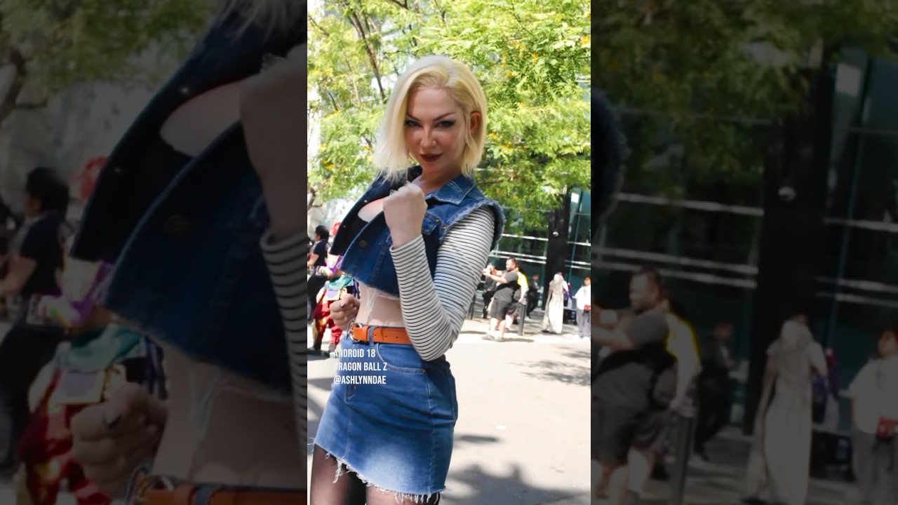 Forget Barbie, Android 18 is the only blonde we care for | #DragonBallZ  #animeexpo #cosplay #sdcc