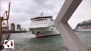 Passenger ferry crashes into Barcelona port