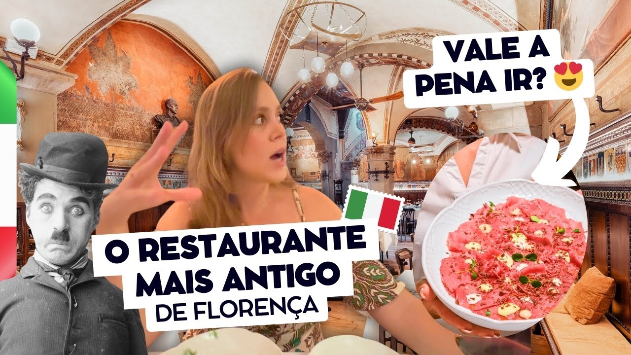 Como é e quanto custa comer no restaurante mais antigo de Florença na Itália
