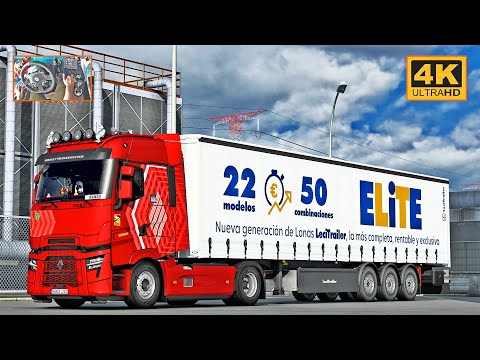 ETS2 Gameplay 4K + wheel cam | Renault T EVO 520 | Murcia - Algeciras