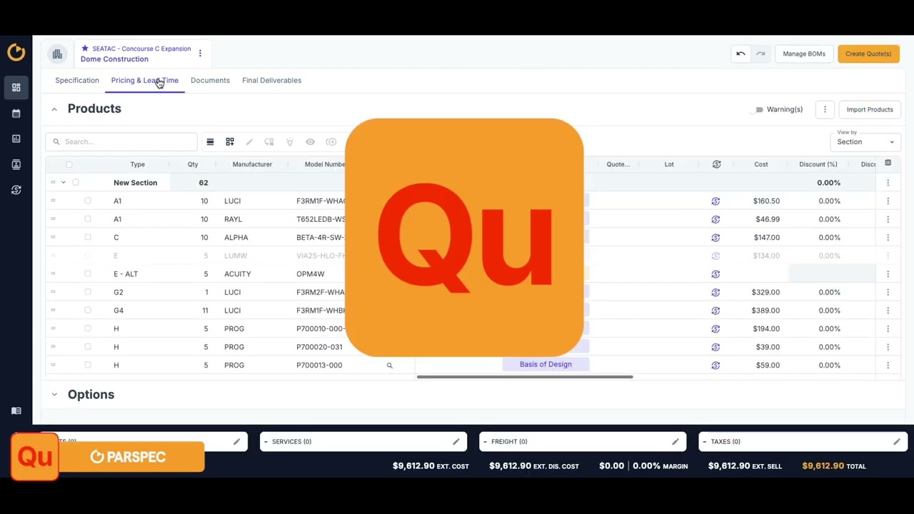 The Parspec Platform