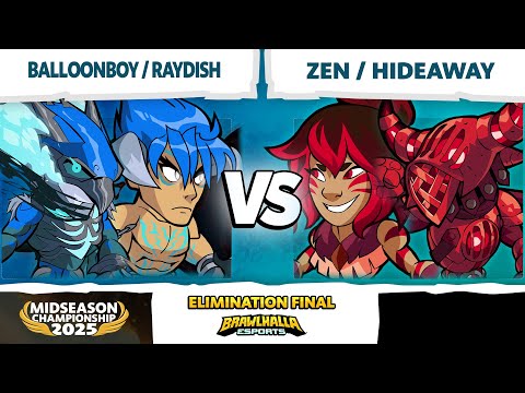 Zen & Hideaway vs BalloonBoy & Raydish - Elimination Final - Midseason Championship 2025 - LAN 2v2