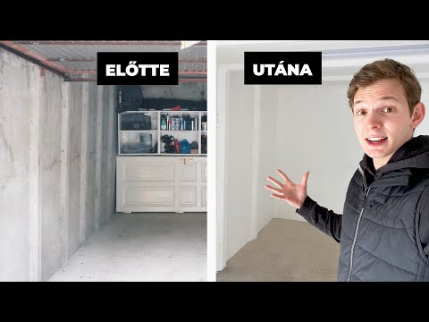 Garázs felújítás kis pénzből! - 2.rész