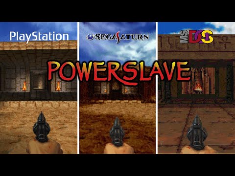 PowerSlave [1996] PS1 vs Saturn vs DOS (Graphics Comparison)