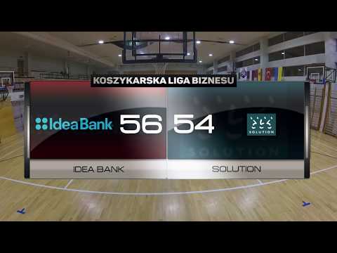Idea Bank vs Solution - VIII kolejka - Warszawa - Koszykarska Liga Biznesu