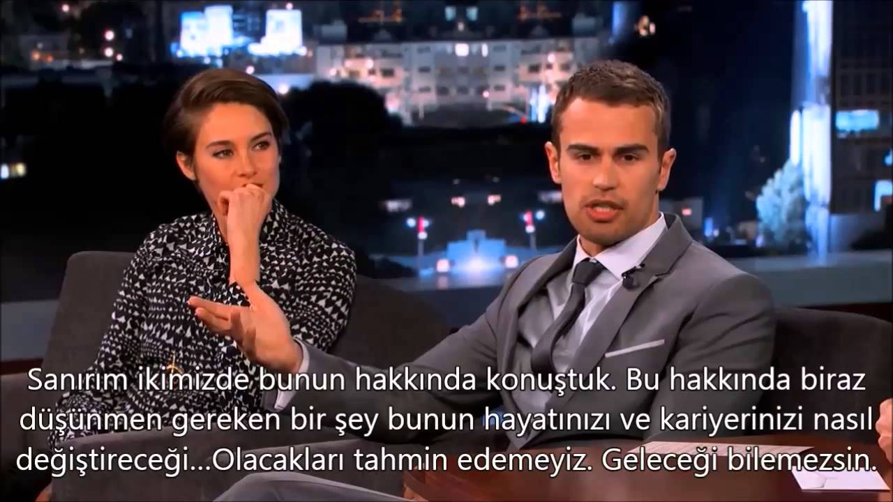 Shailene Woodley & Theo James on Live TR Altyazılı