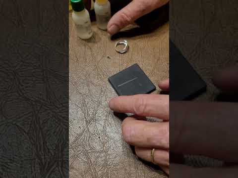 Gold test diamond eternity ring