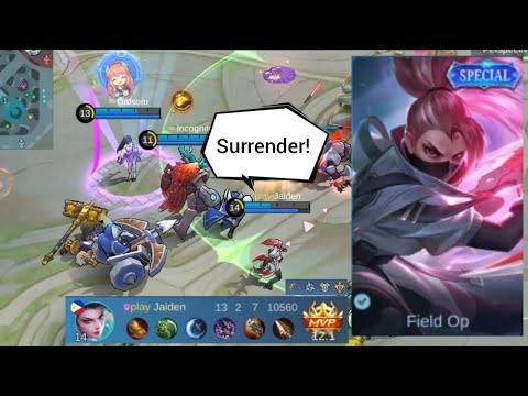 Hanabi Field Op gameplay | 13 2 7 kda mvp rank