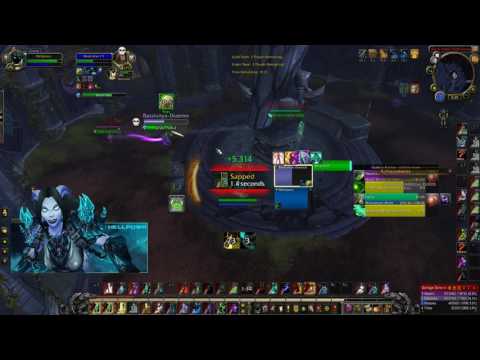 WoW Legion 7.1.5 Arena 2v2 - Rsham Afflic VS DH MW -2250 mmr probly the worst team for the night :o