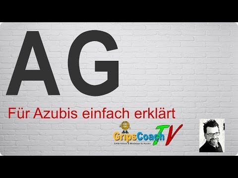 AKTIENGESELLSCHAFT ✅ AG einfach erklärt ⭐ GripsCoachTV