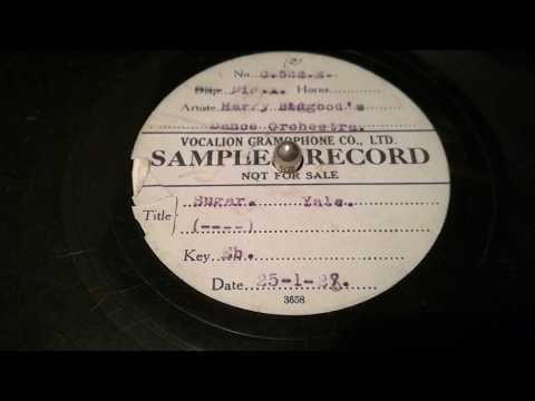 Sugar  (Yale Blues) - Harry Bidgood's Dance Orchestra