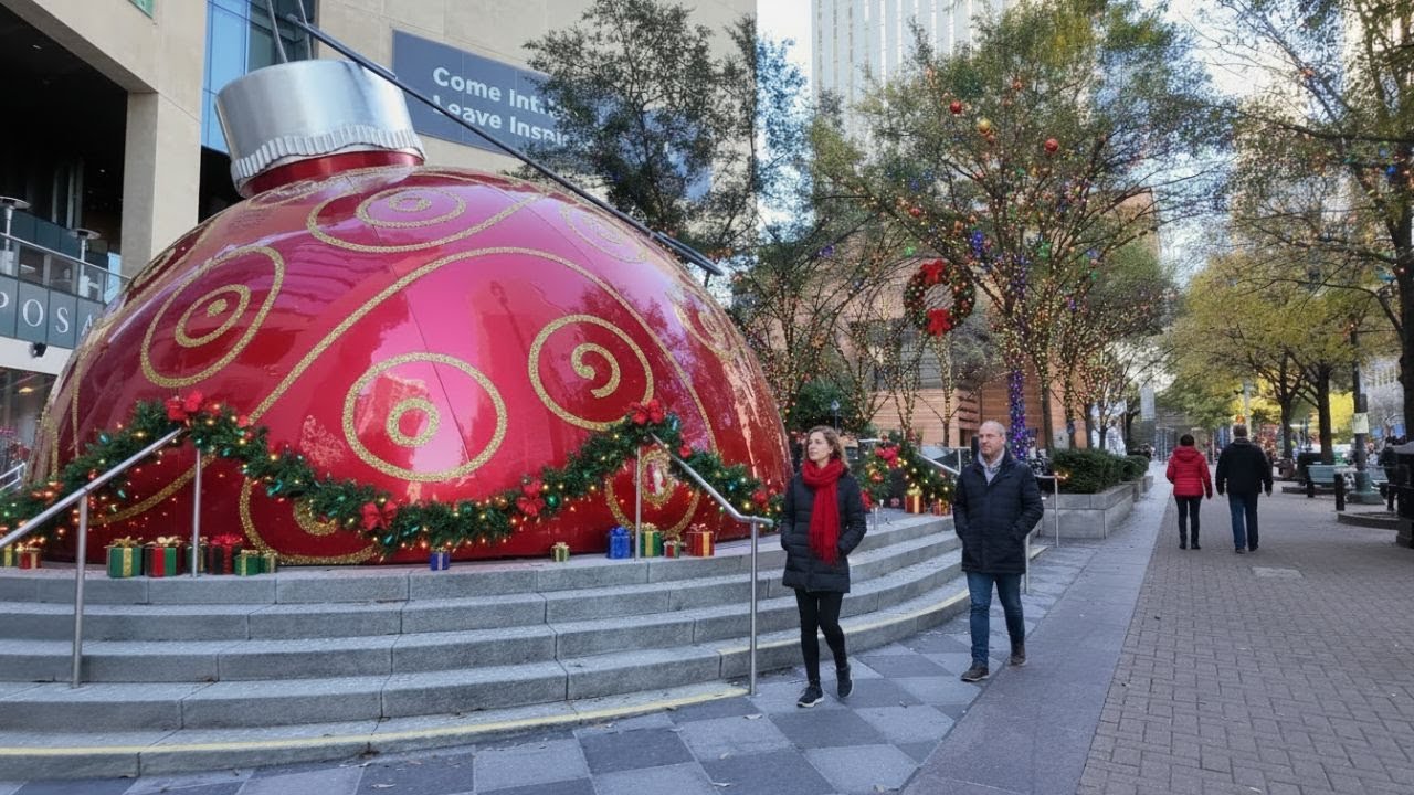 Immersive street-level walking tour through Charlotte Uptown, United States, showcasing authentic urban landscapes, local architecture, and the vibrant atmosphere of the city's neighborhoods