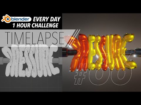 Cloth Simulation Under Pressure - Blender Every Day #66