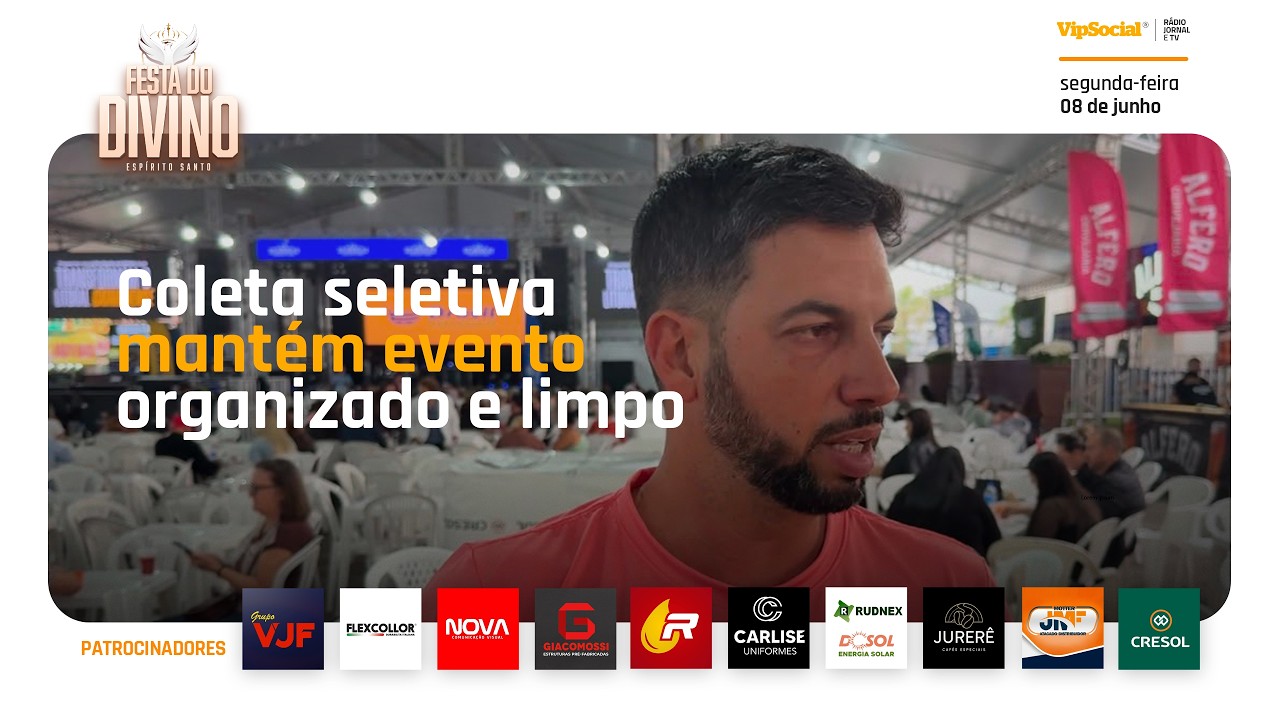 Festa limpa | Coleta Seletiva é realizada ao longo dos dias e deixa evento mais organizado