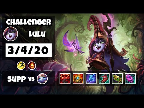 Lulu vs Yuumi EU Challenger SUPPORT (3/4/20) - v11.18