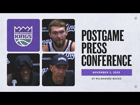 Domantas Sabonis, Dennis Schröder & Coach Christie | Postgame Interviews 11.1.25