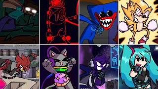 Cover art for fnf herobrine but everyone sings it