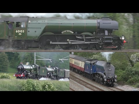 The Very Best of UK Steam Trains on the Mainline in 2023! Part 1 - January to June