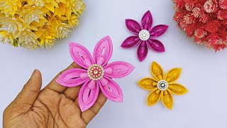 How to Make Christmas Snowflake - Glitter Foam Christmas Ornaments - DIY Handmade Xmas Craft Ideas