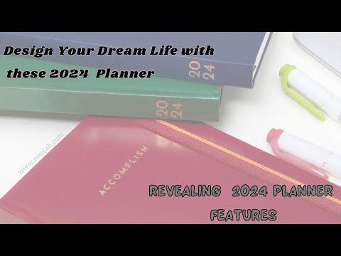 Dated Planner Bliss: 2024 Planner - From Design to Functionality, Everything You Need - Dark blue