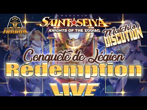 Live Legion Conquest Découverte de l'écurie Rédemption Saint Seiya Awakening