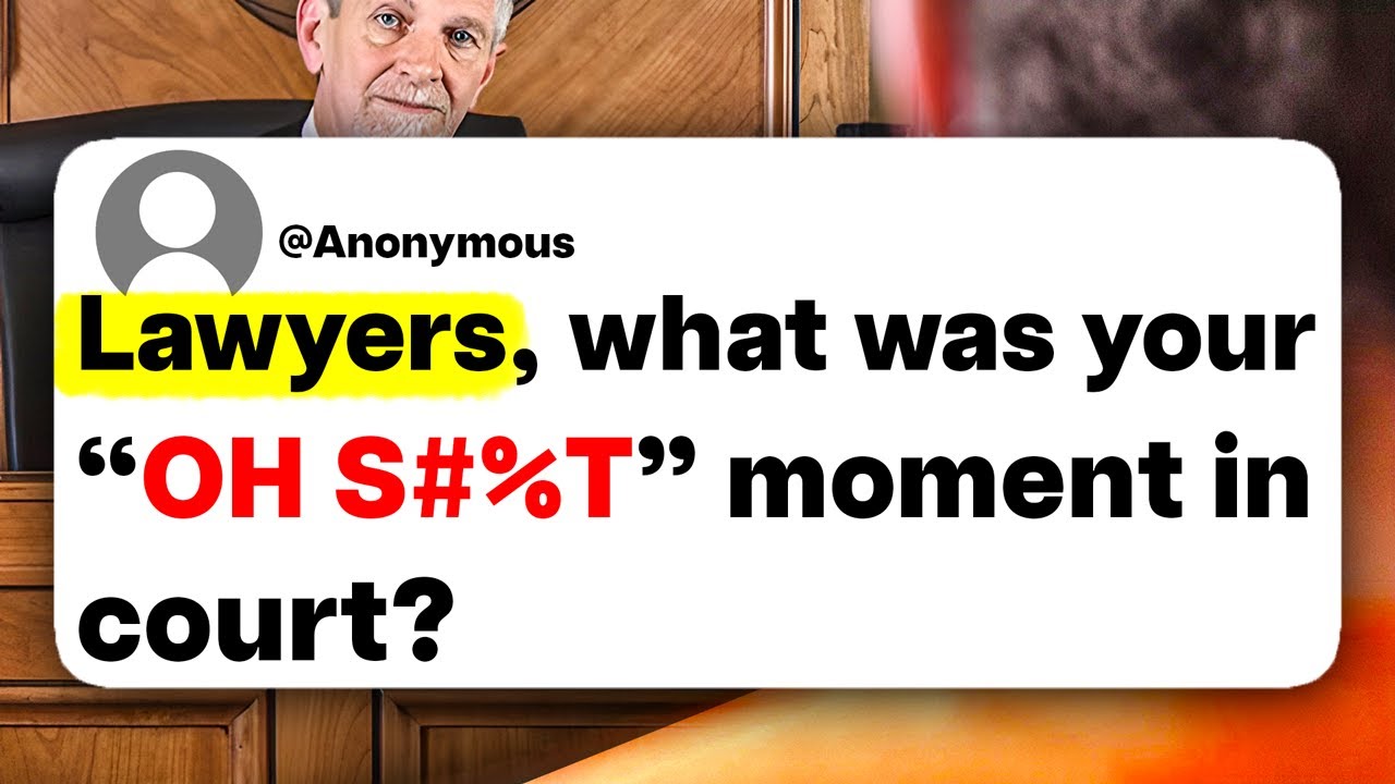 Lawyers, what was your "OH S#%T" moment in court?