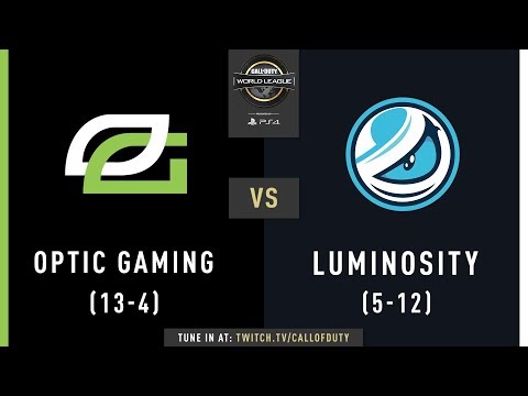 Optic Gaming vs Luminosity Gaming | CWL Pro League 2019 | Division A | Week 8 | Day 4