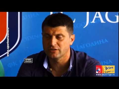 JSL 2014/15: 13.05.2015 28.Kolo: Konferencija za novinare nakon meča Jagodina - Čukarički