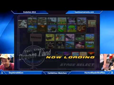 EVO 2013 SSBM FULL SephirothKen (Marth) vs HomeMadeWaffles (Falco,Fox,Captain Falcon)