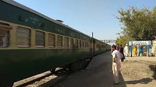 preview picture of video '9Up Allama Iqbal Express Leaving Kot Radha Kishan Railway Station || Pakistan Railways'