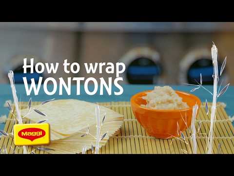 How to wrap Wontons