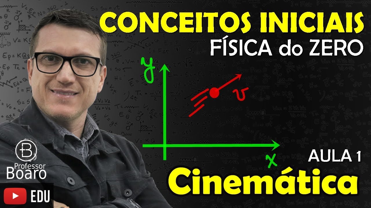CONCEITOS INICIAIS - Cinemática - FÍSICA do ZERO - AULA 1