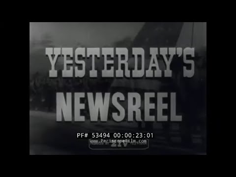 YESTERDAY'S NEWSREEL   MARCONI & BROADCAST RADIO  1930s FASHIONS 53494