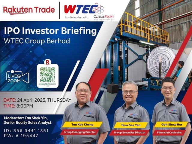 Rakuten Trade Ideas 🎯 Webinar - WTEC Group Berhad