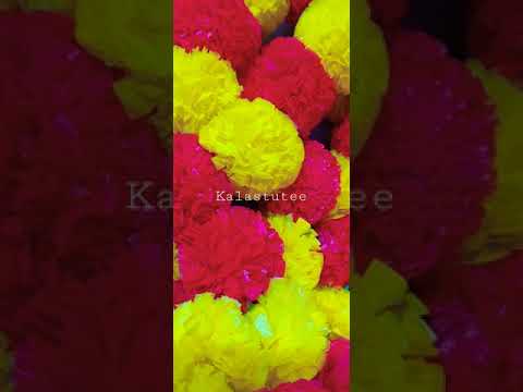 Artificial Marigold Genda Zandu Flower Garlands