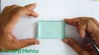 Refraction Through glass slab : Lateral Shift Experiment