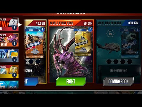 Maelstrom 08 Boss Event: round 3 | Jurassic World the game (12/22/22)